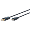 ClickTronic 70127 USB-A apa - Mini USB apa 2.0 Adat és töltőkábel - Fekete (1.8m) (70127)