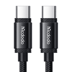 Mcdodo CA-3680 USB-C apa - USB-C apa 2.0 Adat és töltő kábel - Fekete (1.2m) (CA-3680)