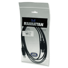 Manhattan 333368 USB kábel 1,8 M USB 2.0 USB A USB B Fekete (333368)