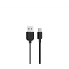 USAMS U-TURN USB-A apa - Micro USB apa 2.0 Adat és töltőkábel - Fekete (1m) (US-SJ098-BK)