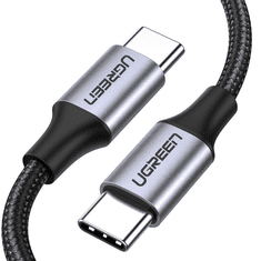 Ugreen 50150 USB kábel 1 M USB 2.0 USB C Fekete, Ezüst (50150)