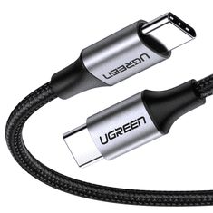 Ugreen 50150 USB kábel 1 M USB 2.0 USB C Fekete, Ezüst (50150)