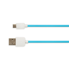 iBOX IKUMD3A USB-A apa - Micro USB apa 2.0 Adat és töltőkábel - Kék (1m) (IKUMD3A)