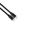 CX-167 USB-C apa - USB-C apa 3.1 Adat és töltőkábel - Fekete (3m) (CX-167)