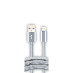 Stansson CL-155 USB-A apa - Lightning apa Adat és töltőkábel (0.5m) (CL-155)