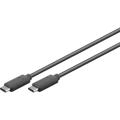 Goobay USB-C apa - USB-C apa Adat és töltőkábel (3m) (66509)