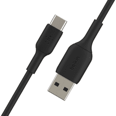 Belkin USB-C apa - USB-A apa Adat- és töltőkábel 3m - Fekete (CAB001BT3MBK)