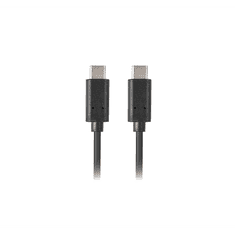 USB-C apa - USB-C apa 3.2 Adat és töltő kábel - Fekete (1m) (CA-CMCM-32CU-0010-BK)