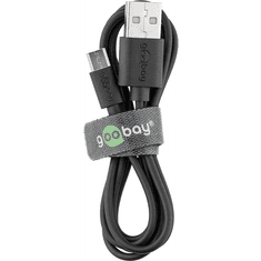 Goobay 44982 Micro-USB / USB-A Hálozati töltő készlet - Fekete (5W) (44982)