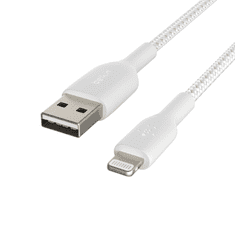 Belkin USB-A apa - Lightning apa adat és töltőkábel - Fehér (15cm) (CAA002BT0MWH)
