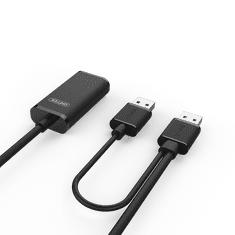 Unitek Y-277 USB 2.0 Aktív Hosszabbító Kábel 5m Fekete (Y-277)