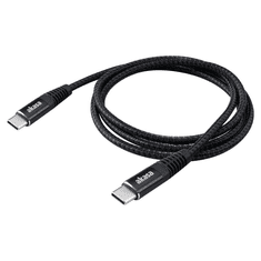 Akasa AK-CBUB54-10BK USB-C apa - USB-C apa 3.0 Adat és töltő kábel - Fekete (1m) (AK-CBUB54-10BK)