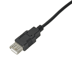 Akyga Kábel AK-USB-19 USB-A apa USB-A Anya 2.0 Adat és töltő kábel - Fekete (3m) (AK-USB-19)
