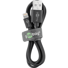 Goobay 44995 2x USB-A Hálózati töltő - Fekete (12W) (44995)