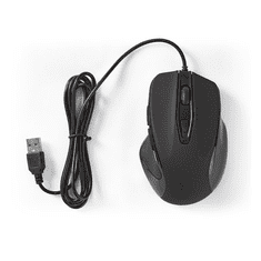 Nedis MSWD400BK USB Egér - Fekete (MSWD400BK)