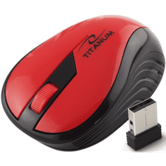 Esperanza Titanium Rainbow 3D Wireless Egér - Piros (TM114R)