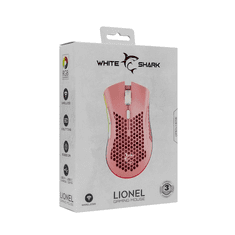 White Shark Lionel Wireless Gaming Egér - Rózsaszín (LIONEL-P)