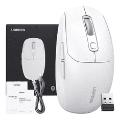 Ugreen MU103 Wireless Egér - Fehér (15629)