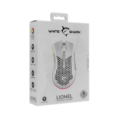 White Shark Lionel Wireless Gaming Egér - Fehér (WS WGM-5012W)
