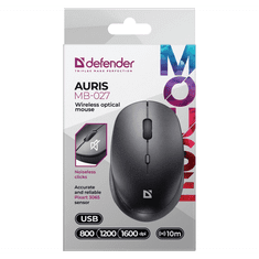 Defender Auris MB-027 Wireless Egér - Fekete (52027)