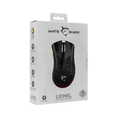 White Shark Lionel Wireless Gaming Egér - Fekete (WS WGM-5012B)