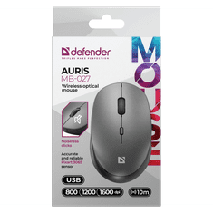 Defender Auris MB-027 Wireless Egér - Szürke (52029)