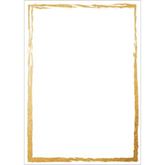 Sigel DP614 A4 Előnyomott papír arany kerettel (50 db/csomag) (DP614)