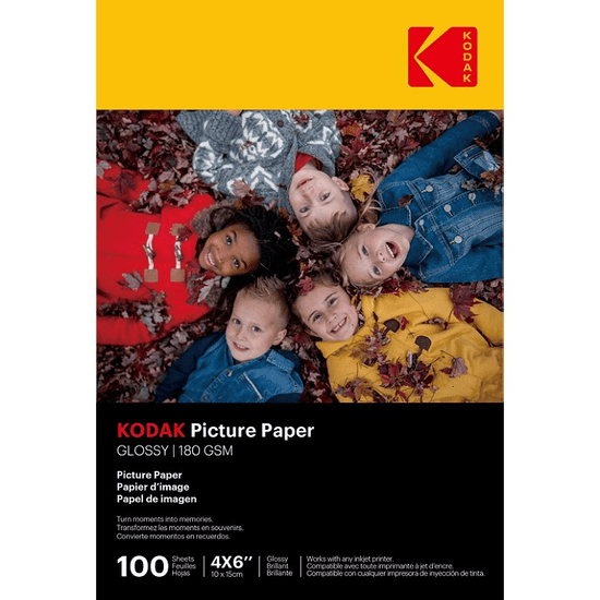 KODAK 10x15 Fine Art High Gloss 180g Fotópapír (100 db/csomag) (9891161)