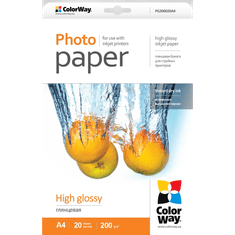 ColorWay PG200020A4 A4 Fotópapír (20 lap/csomag) (PG200020A4)