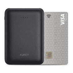 Aukey PB-N66 Ultra Slim Power Bank 10000mAh - Fekete (PB-N66)