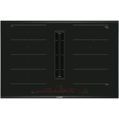 BOSCH Serie 8 PXX875D67E főzőlap Fekete Beépített 80 cm Zónás indukciós főzőlap 4 zóna (PXX875D67E)