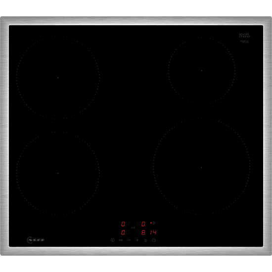 NEFF T46SBE1L0 főzőlap Fekete Beépített 60 cm Zónás indukciós főzőlap 4 zóna (T46SBE1L0)