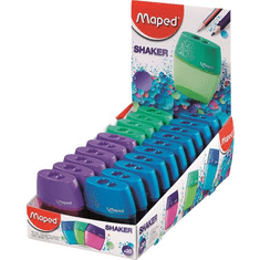 Maped Shaker kétlyukú hegyező display - Vegyes színek 20 db (534755)