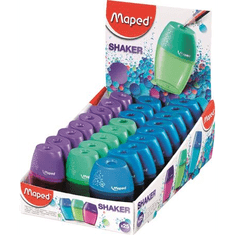 Maped Shaker egylyukú hegyező display - Vegyes színek 25 db (534753)