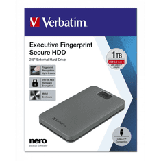 Verbatim 1TB Executive USB 3.2 Gen1 Külső HDD - Kék (53652)