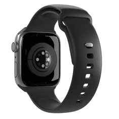 SBS Puro Apple Watch 38/40/41mm Szilikon szíj - Fekete (PUICNAW40BLK)