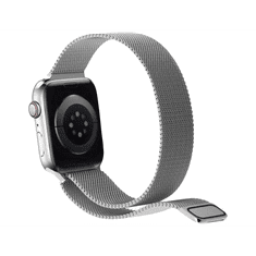 SBS Puro Milanese Armband Apple Watch Utángyártott Fém Szíj 42/44/45mm - Szürke (AW44MILANESESIL)