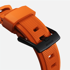 Nomad Rugged Apple Watch S4/S5/S6/S7/S8/S9/SE/Ultra Szíj 42/44/45/49mm - Narancs/Fekete (NM01217985)