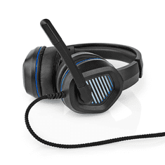 Nedis GHST410BK Vezetékes Gaming Headset - Fekete (GHST410BK)