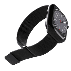 SBS Puro Milanese Apple Watch 38/40/41mm Fém szíj - Fekete (PUMILAW40BLK)