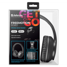 Defender FreeMotion B580 Wireless Headset - Fekete (63580)