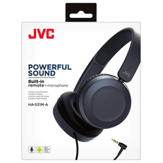 JVC HA-S31M-A Fejhallgató mikrofonnal - Kék (HA-S31M-A)