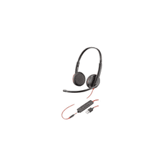 HP Poly Blackwire 3225 (USB Type-A) Stereo Headset - Fekete (BULK) (80S11A6)