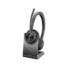 HP Poly Voyager 4320 UC (USB Type-A) Wireless Headset + Állvány + BT700 - Fekete (77Y99AA)