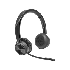 HP Poly Savi 7420 Office DECT Wireless Headset - Fekete (8L560AA#ABB)