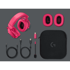 Logitech G Pro X2 Lightspeed Wireless Gaming Headset - Rózsaszín (981-001275)