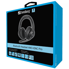 Sandberg 126-45 fejhallgató és headset Vezeték nélküli Fejpánt Zene/általános Bluetooth Fekete (126-45)