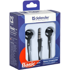 Defender 63609 Basic 609 In-ear fülhallgató Fekete-fehér (63609)