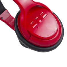 AUDIOCORE AC720 Bluetooth Fejhallgató - Piros / Fekete (AC720R)
