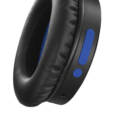 Hama 00184160 fejhallgató és headset Vezetékes és vezeték nélküli Fejpánt Hívás/zene USB C-típus Bluetooth Fekete, Kék (184160)